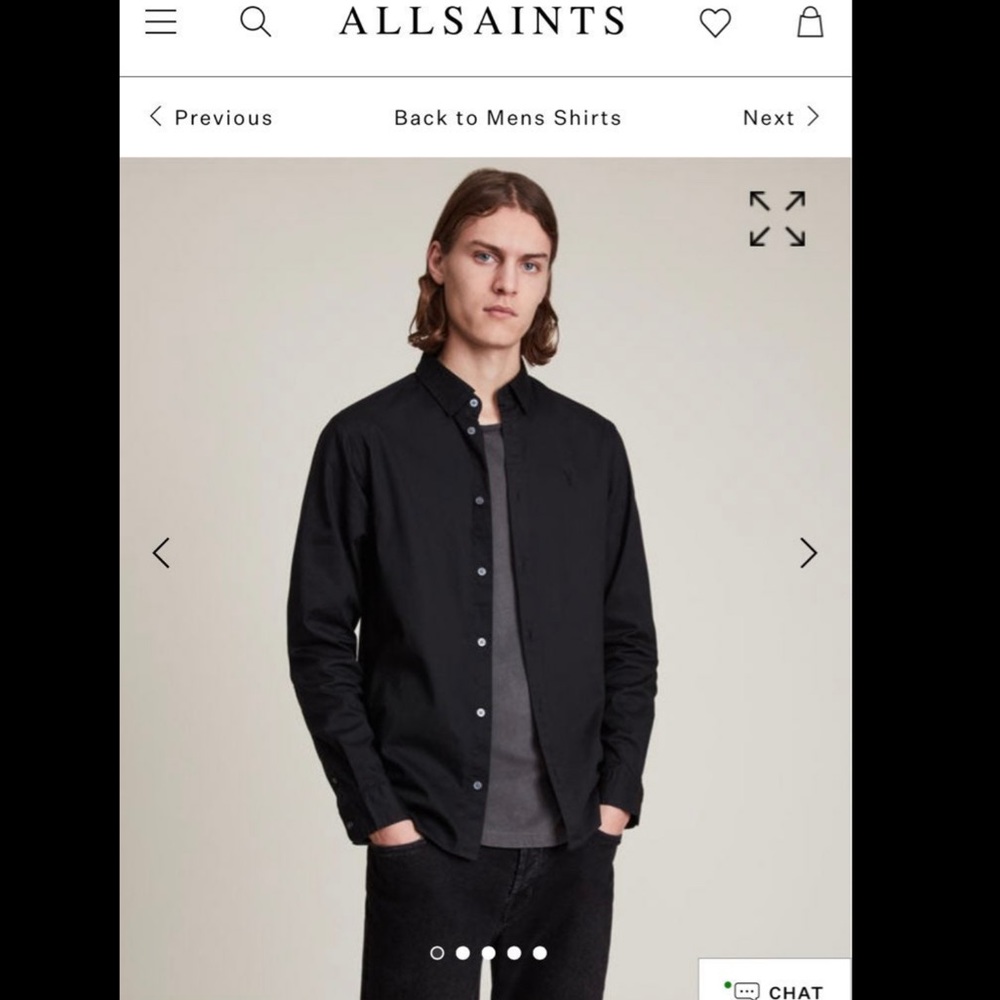 Men’s All Saints ButtonUp